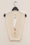 SWAYING/KNIT Silk Cashmere Back Hollow Vest SW24SS1T12 White PS75